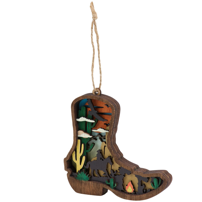 Cowboy Boot Ornament