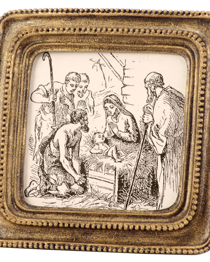 Nativity Sketch Framed Art