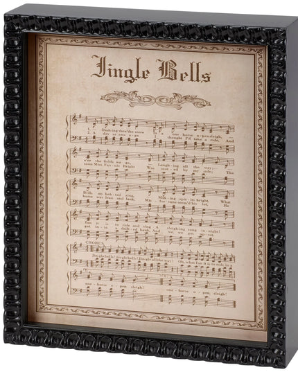 Jingle Bells Inset Box Sign