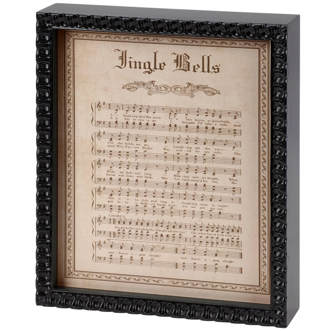 Jingle Bells Inset Box Sign