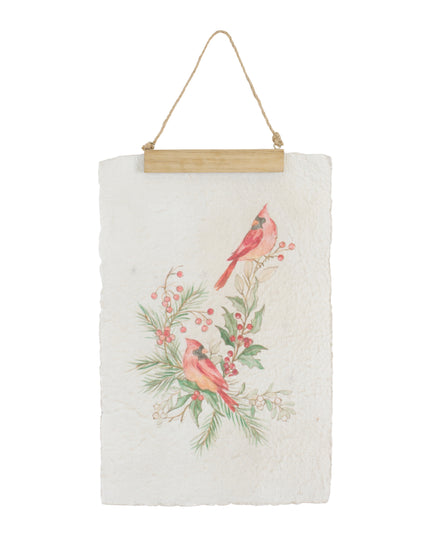 Cardinal and Pine Banner