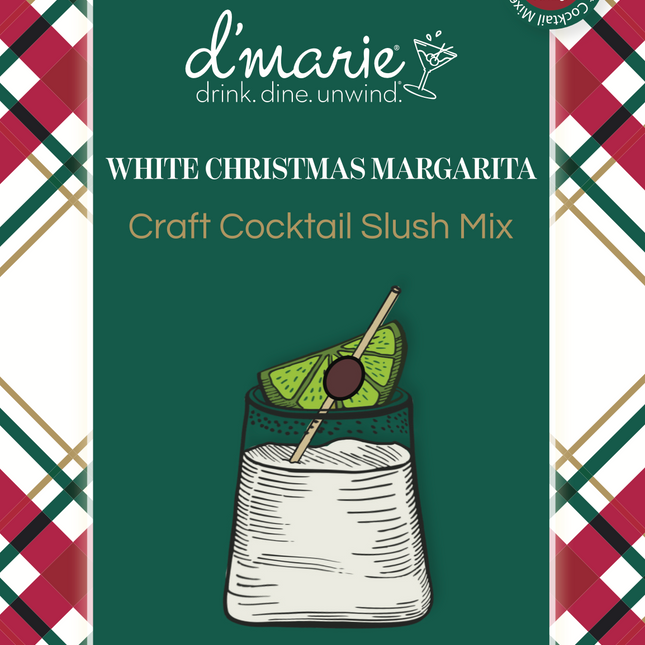 White Christmas Margarita Craft Cocktail Slush Mix