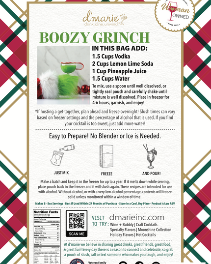 Boozy Grinch Cocktail Mix