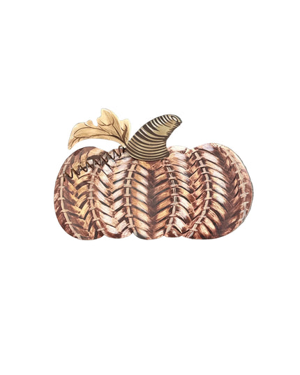 Basket Weave Pumpkin by The Roundtop Collection