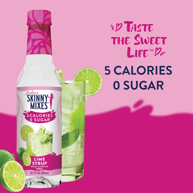 Sugar Free Lime Syrup - 375ml Bar Syrup Mixer