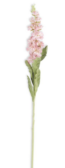 30" Pink Stock Flower Stem