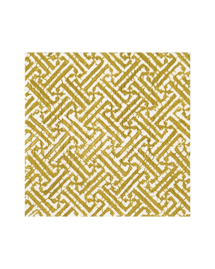 Fretwork Gold Cocktail Napkin - package of 20