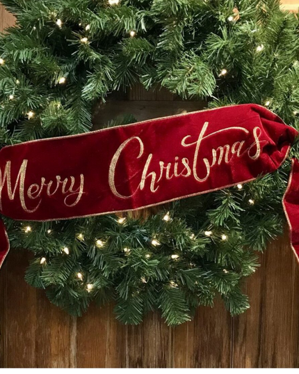 Banner Merry Christmas 6"x70"