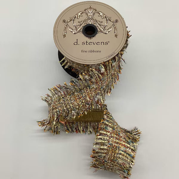 2.5" x 5 yards Blissful Boucle Frayed Edge