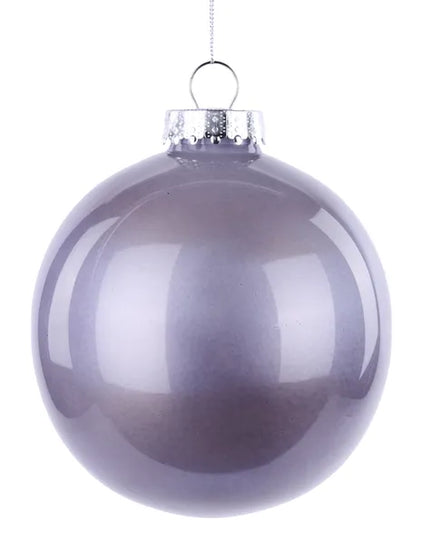 150mm Lacquer/Glass Look Ornament