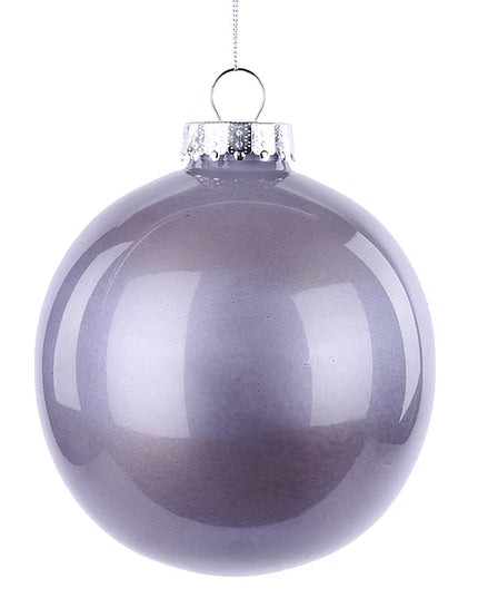150mm Lacquer/Glass Look Ornament
