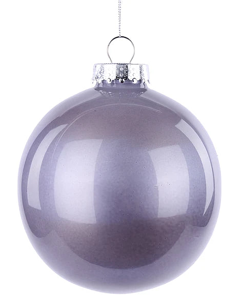 150mm Lacquer/Glass Look Ornament