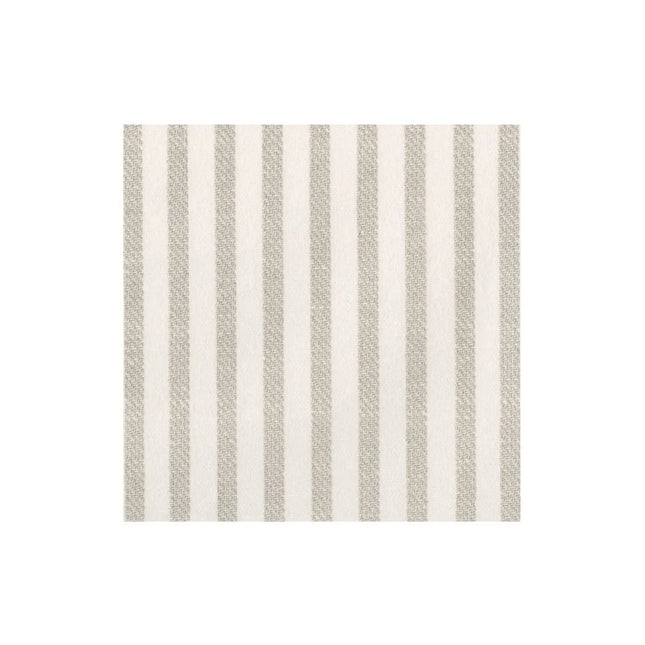 Melograno Stripe Red-Paper Linen Paper Linen Cocktail Napkin - package of 15