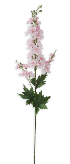 36" Real Touch Pink 3 Shoot Delphinium Stem