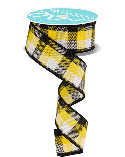 Woven Check Ribbon