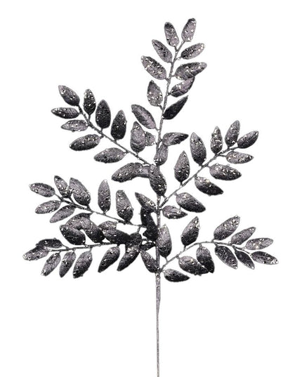 21" Glitter Honey Locust Spray Smoke Blue