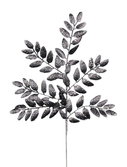 21" Glitter Honey Locust Spray Smoke Blue
