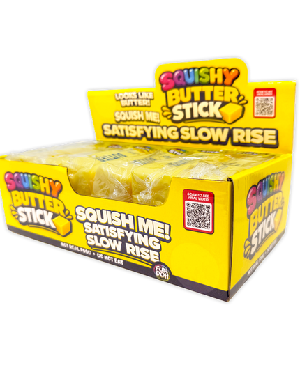 Fun Doh 6" Butter Stick Slow-Rise Squishy Toy