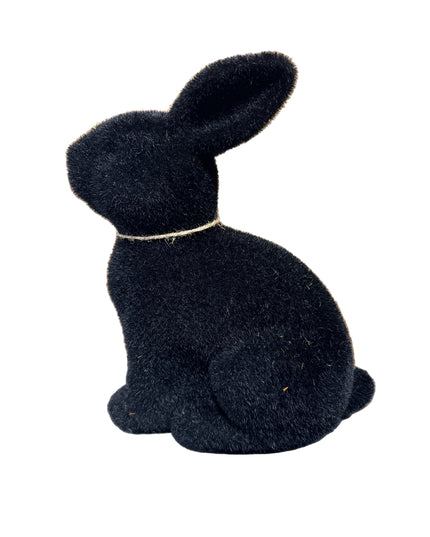 Flocked Sitting Rabbit