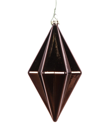 Mocha Shiny Finial Ornament image 0