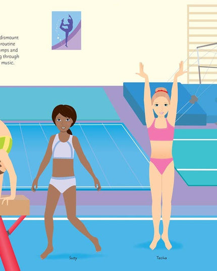 Sticker Dolly Dressing Sports: Usborne