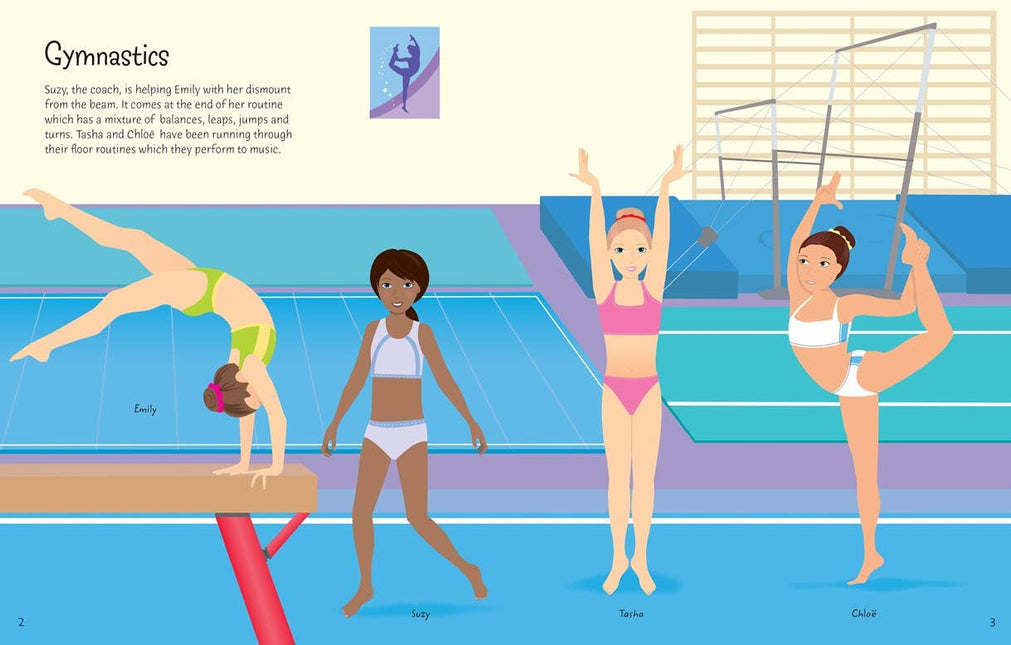 Sticker Dolly Dressing Sports: Usborne