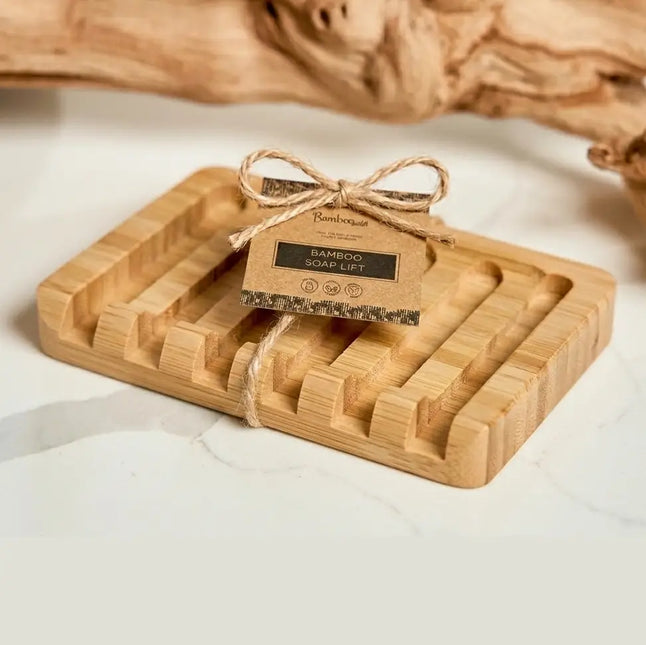 Slated Bamboo Soap Lift