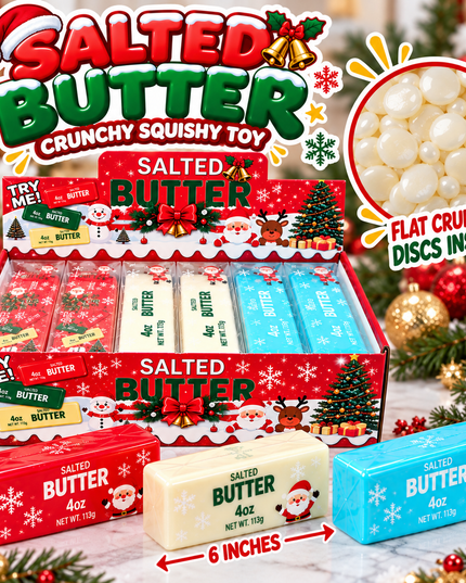 Christmas Crunchy Butter Squishy – 6”