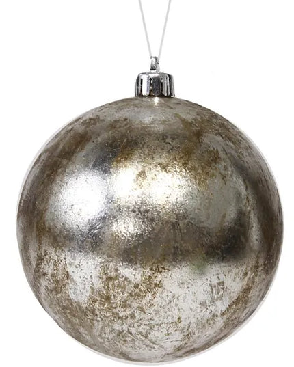 120mm Antique Wash Smooth Ball Ornament