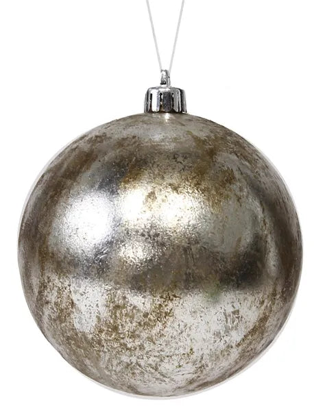 120mm Antique Wash Smooth Ball Ornament