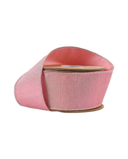 Pink Metallic Double-Fused Taffeta Backing