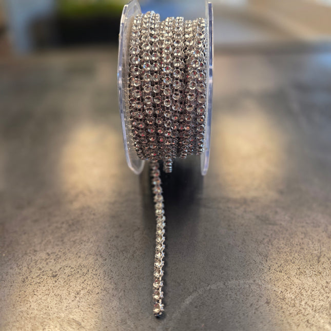 3mmx10yd 1 Row Diamond Ribbon