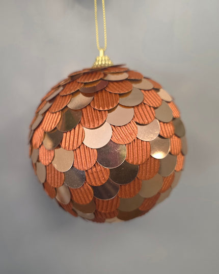 Copper Fish Scale Ornament