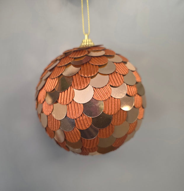 Copper Fish Scale Ornament