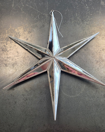 12" Mirrored Star Ornament
