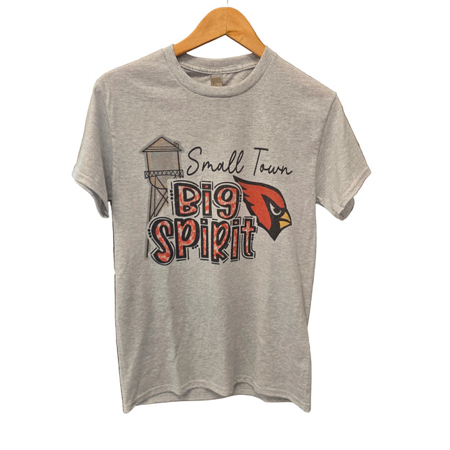 Small Town Big Spirit Cardinals Shirt