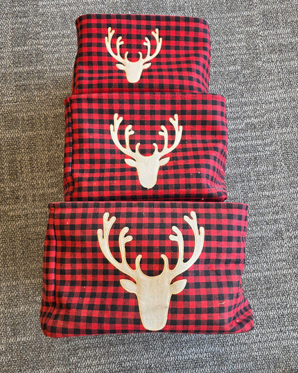 Buffalo Plaid Cloth Basket (Assorted Sizes)