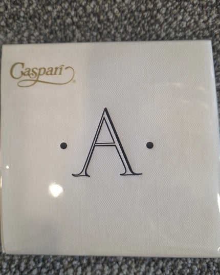 Initial Paper Linen Napkins - Cocktail