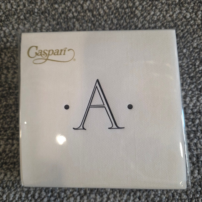 Initial Paper Linen Napkins - Cocktail