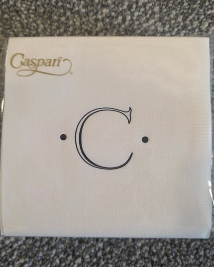 Initial Paper Linen Napkins - Cocktail