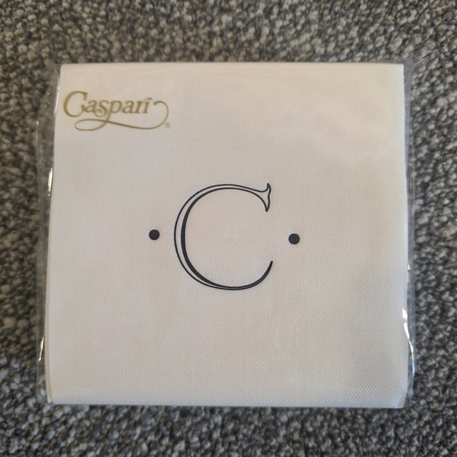 Initial Paper Linen Napkins - Cocktail