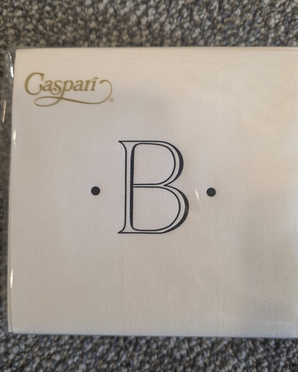 Initial Paper Linen Napkins - Cocktail