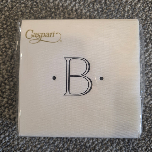 Initial Paper Linen Napkins - Cocktail