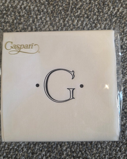 Initial Paper Linen Napkins - Cocktail