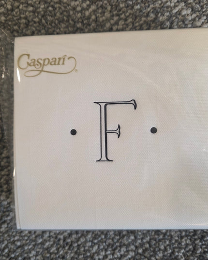 Initial Paper Linen Napkins - Cocktail