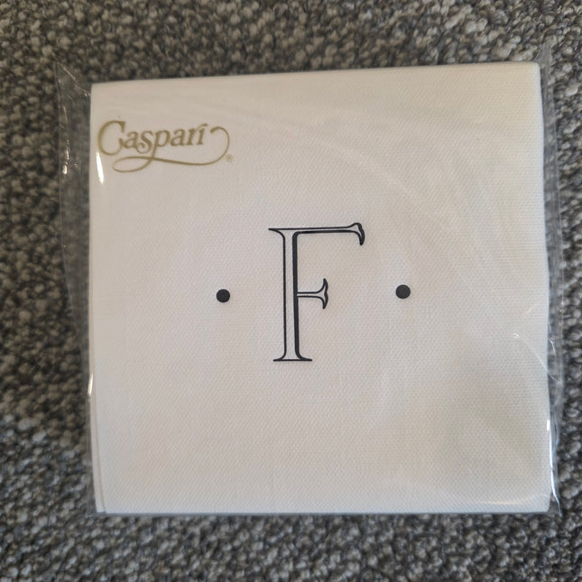 Initial Paper Linen Napkins - Cocktail