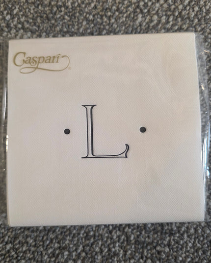 Initial Paper Linen Napkins - Cocktail