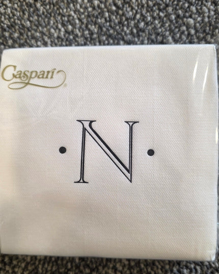 Initial Paper Linen Napkins - Cocktail