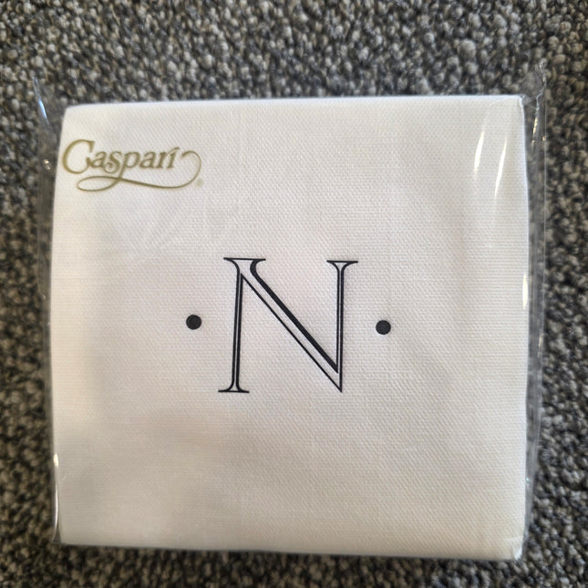 Initial Paper Linen Napkins - Cocktail