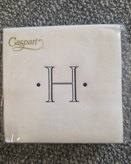 Initial Paper Linen Napkins - Cocktail